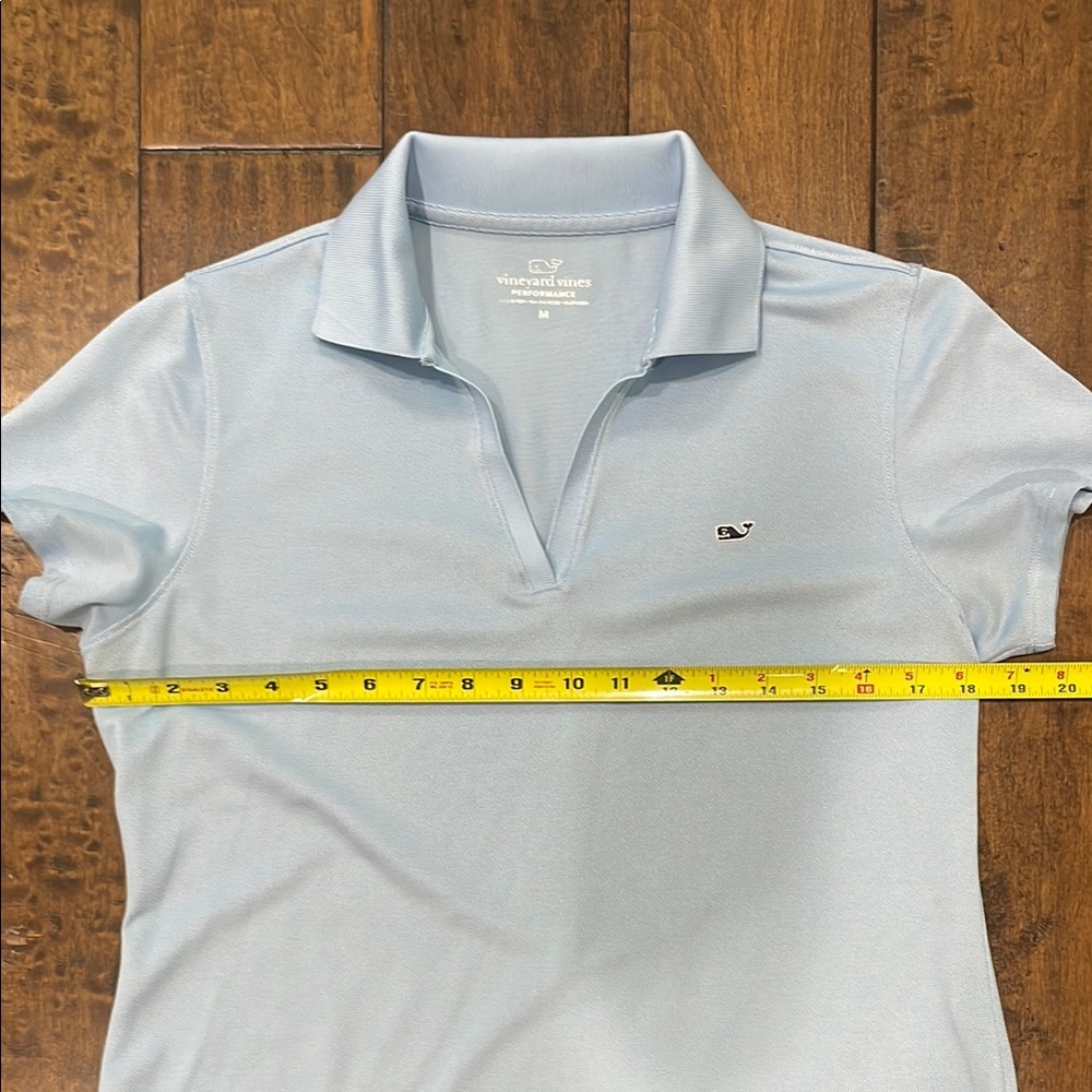 Vineyard Vines Blue Fitted Polo Short Sleeve Tee - Picture 4 of 11